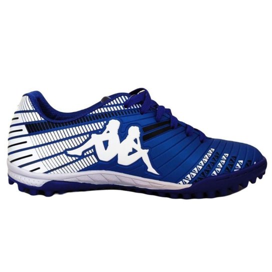 Chuteira Kappa Futebol Society Verona 8365 Original Azul/Branco - Azul+Branco Menor preço em Chuteira Kappa Futebol Society Verona 8365 Original Azul/Branco - Azul+Branco