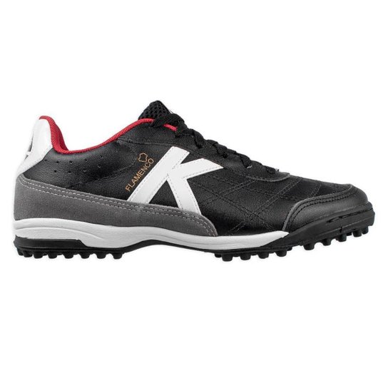 Chuteira Kelme Flamenco Couro Society Preto - Preto Menor preço em Chuteira Kelme Flamenco Couro Society Preto - Preto
