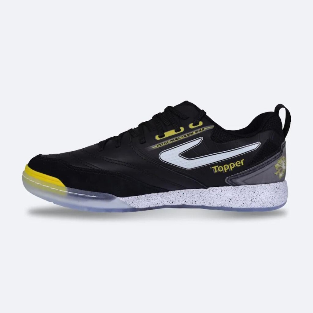 Chuteira Masculina Futsal Topper Lethal Original Preta