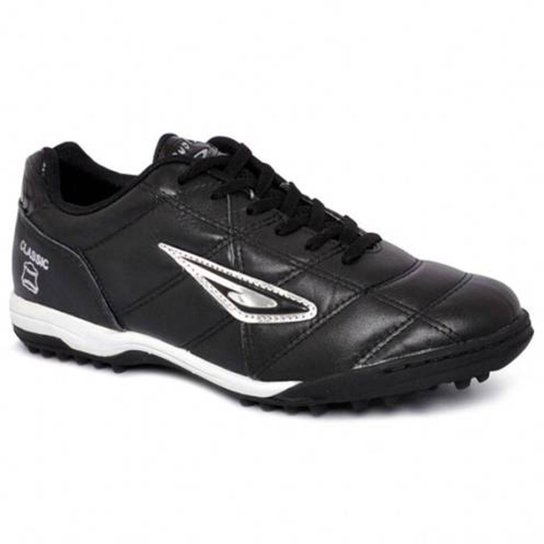 Chuteira Masculina Society Diavolo Classic Amortecimento - Preto+Prata Menor preço em Chuteira Masculina Society Diavolo Classic Amortecimento - Preto+Prata