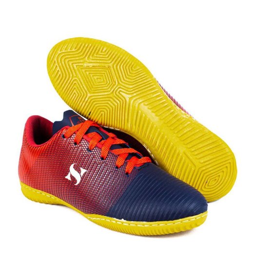 Chuteira Masculino Indoor New Stylus Futsal - Azul Menor preço em Chuteira Masculino Indoor New Stylus Futsal - Azul