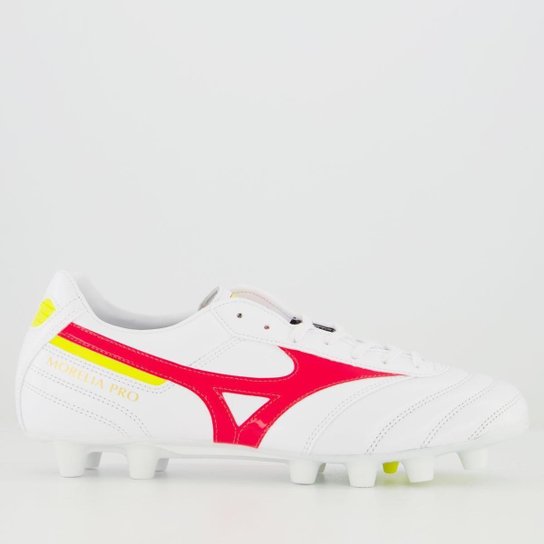 Chuteira Mizuno Morelia II Pro Campo Branca