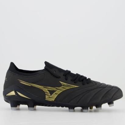 Chuteira Mizuno Morelia Neo IV Beta Japan Campo Preta - Preto