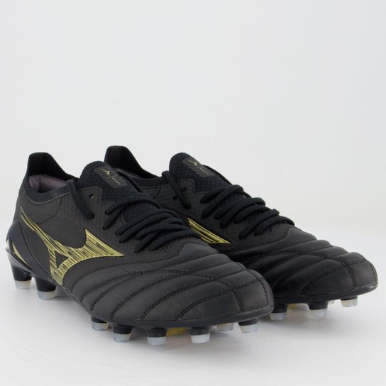 Chuteira Mizuno Morelia Neo IV Beta Japan Campo Preta