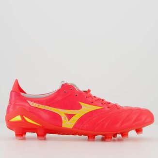 Chuteira Mizuno Morelia Neo IV Japan Campo Vermelha