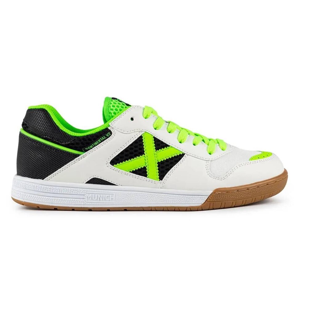 CHUTEIRA MUNICH FUTSAL CONTINENTAL V2 BRANCO E PRETO 38