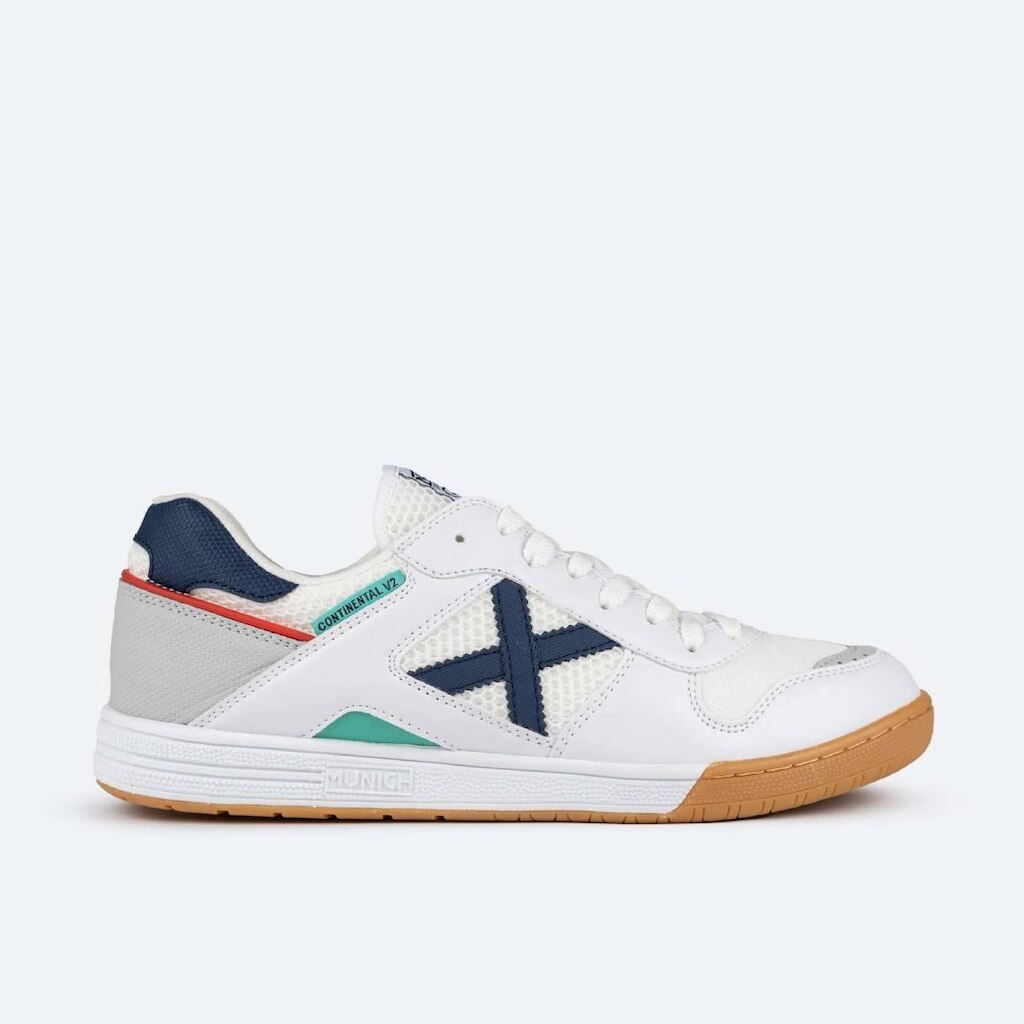 CHUTEIRA MUNICH FUTSAL CONTINENTAL V2 BRANCO E PRETO 38