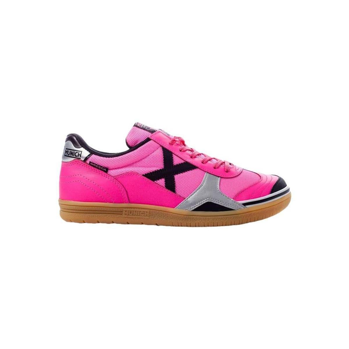 Chuteira Munich Futsal Gresca 14 Rosa