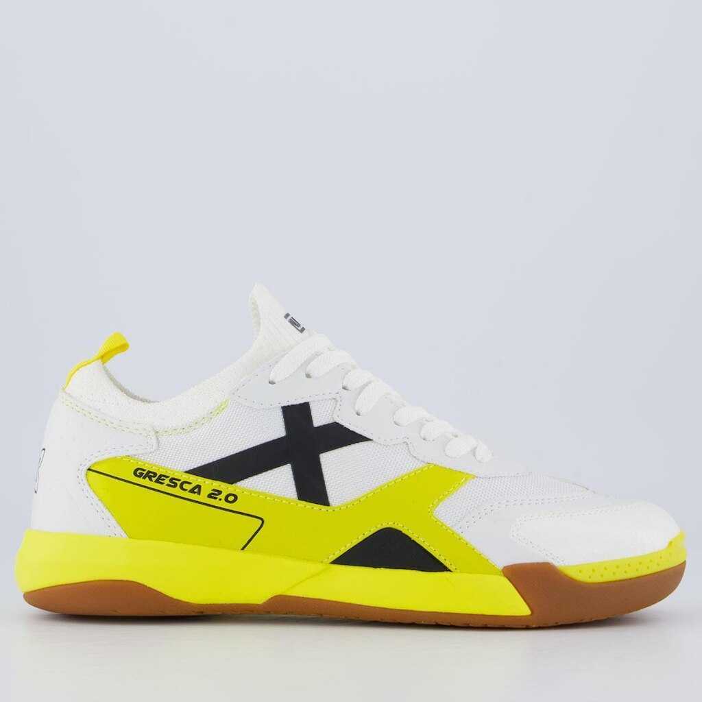 Chuteira Munich New Gresca 2.0 Amarela Futsal