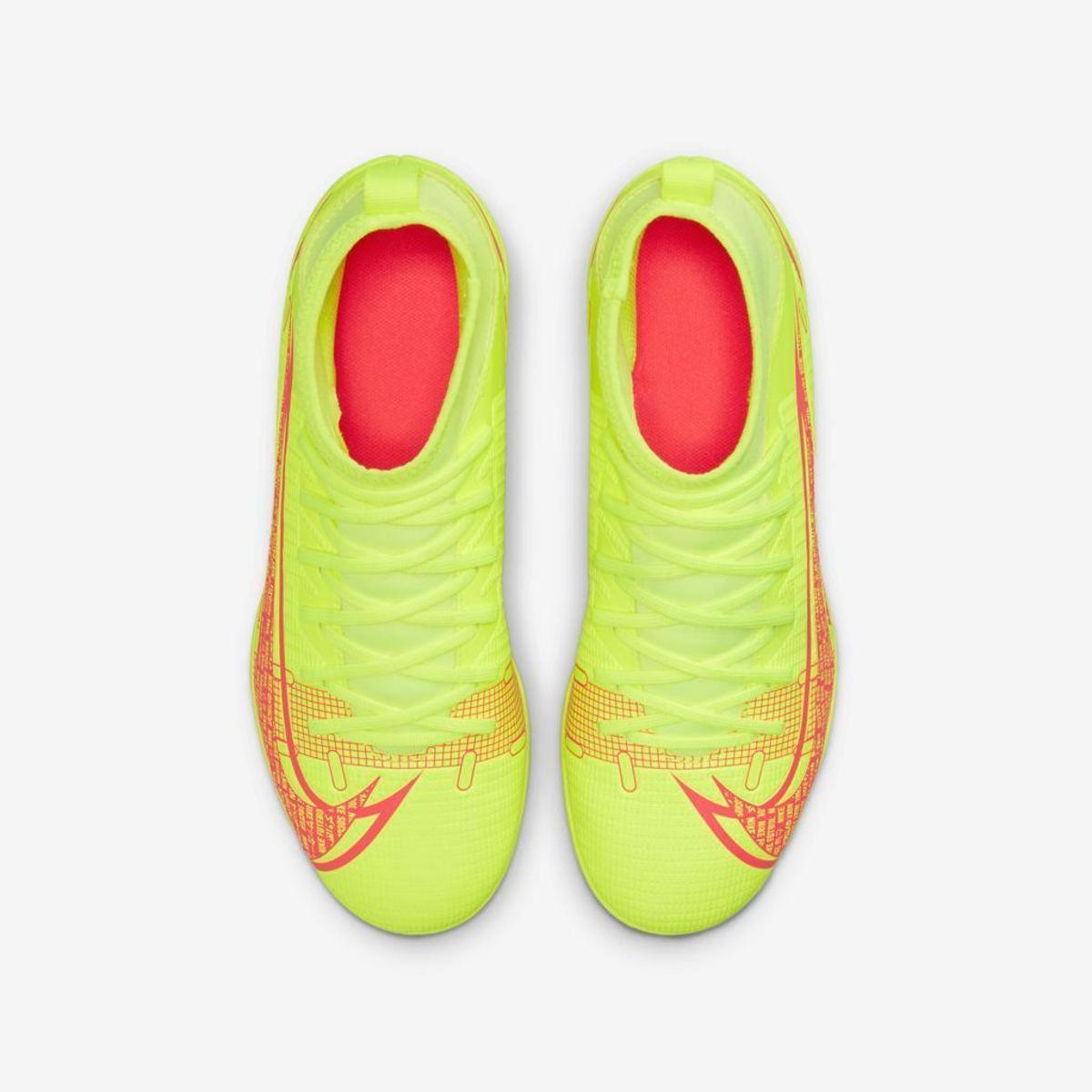 chuteira nike mercurial superfly 8 club infantil