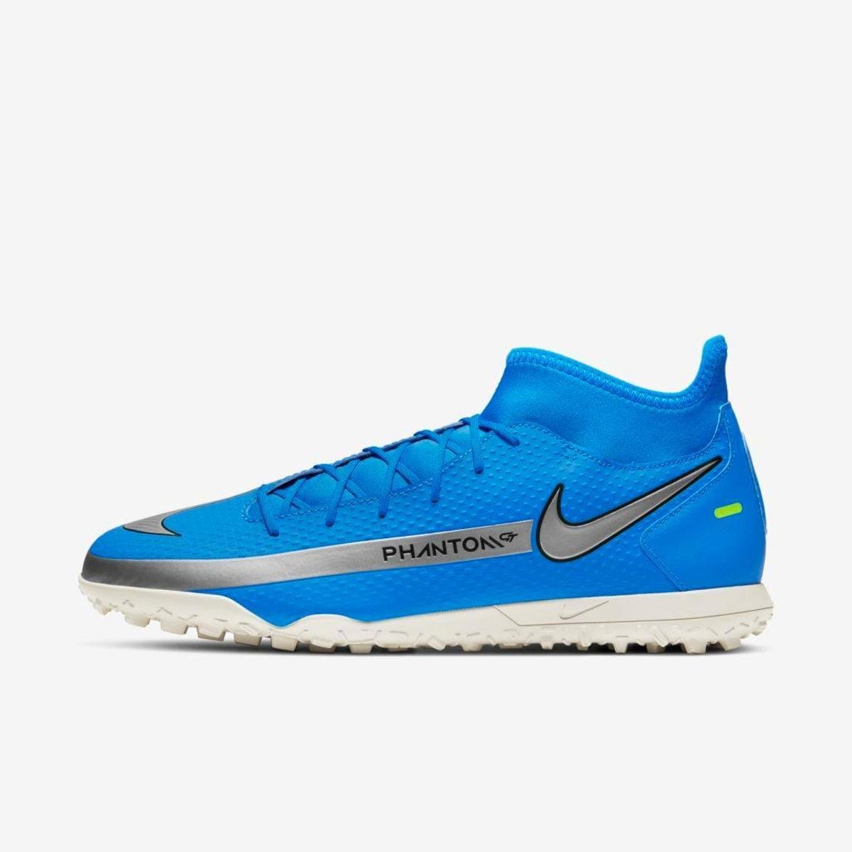 Chuteira Nike Phantom GT Club Masculina - Azul | Netshoes