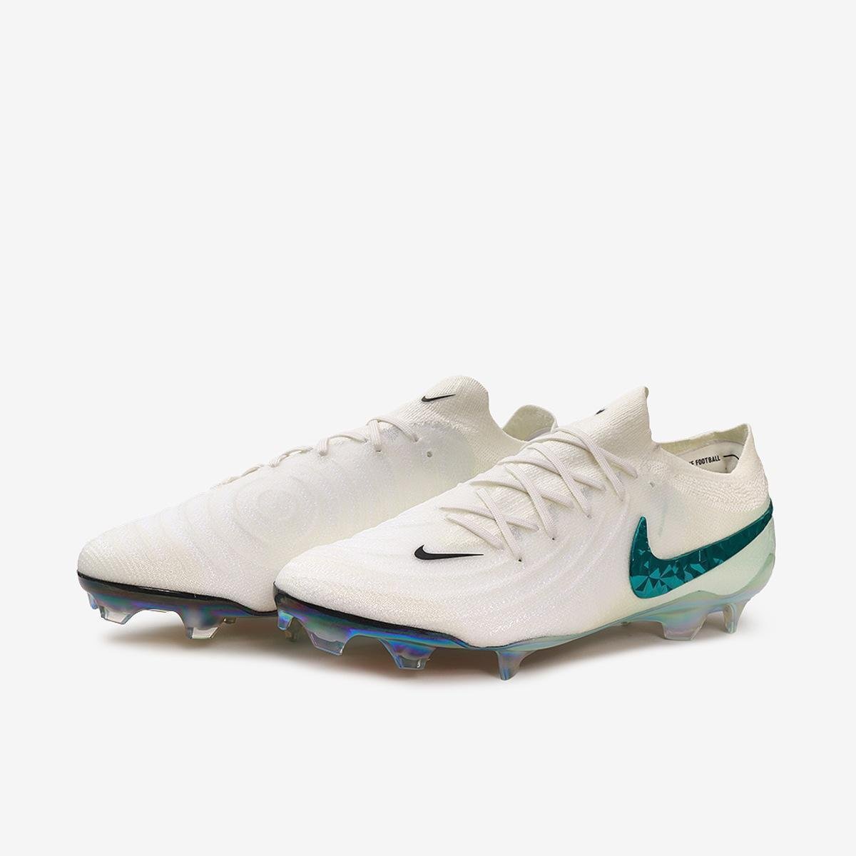 Chuteira Nike Phantom GX II Elite Campo - Branco+Verde | Netshoes