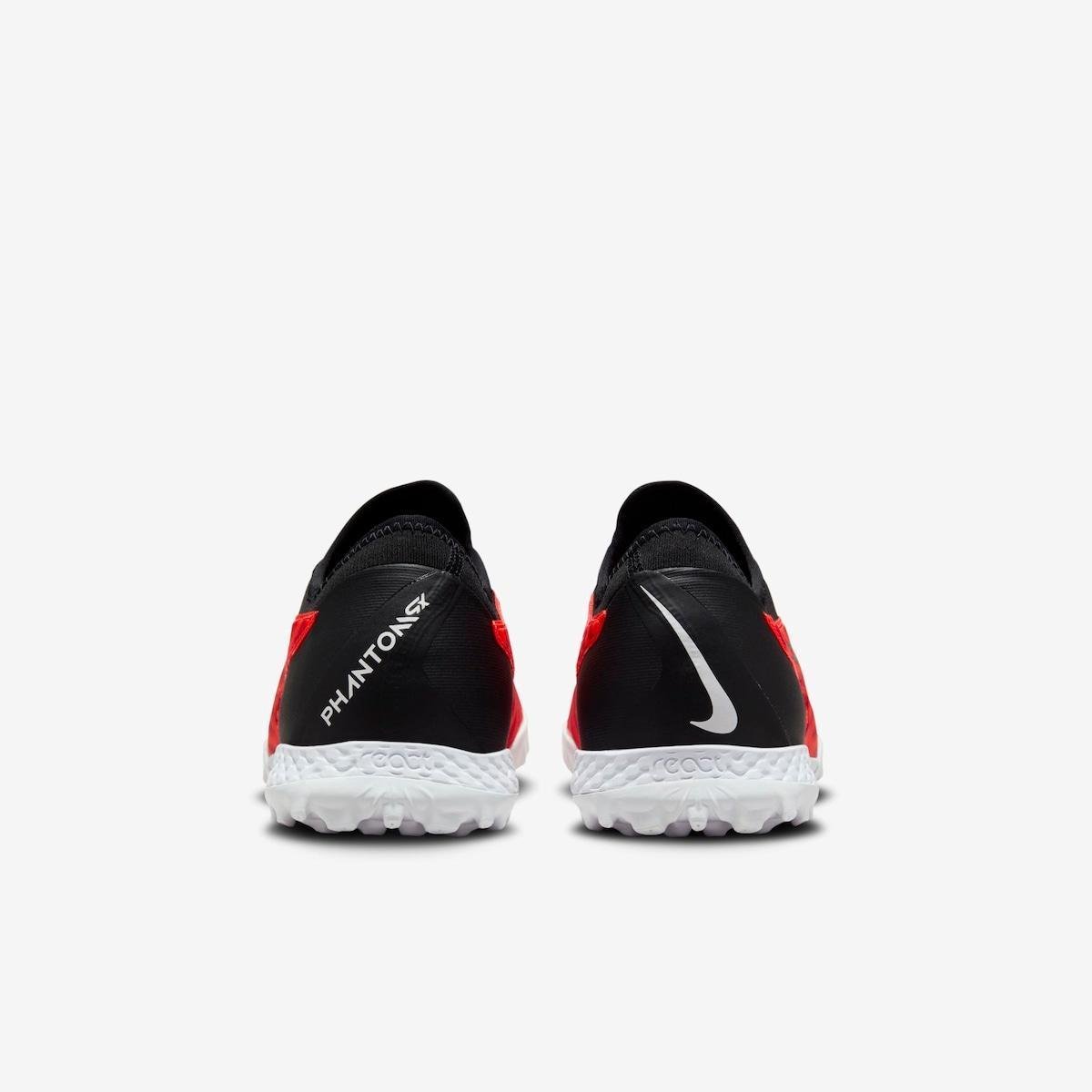 Chuteira Nike React Phantom GX Pro Society - Vermelho | Netshoes