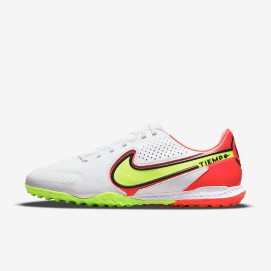 Chuteira Nike React Tiempo Legend 9 Pro Masculina - Branco Menor preço em Chuteira Nike React Tiempo Legend 9 Pro Masculina - Branco