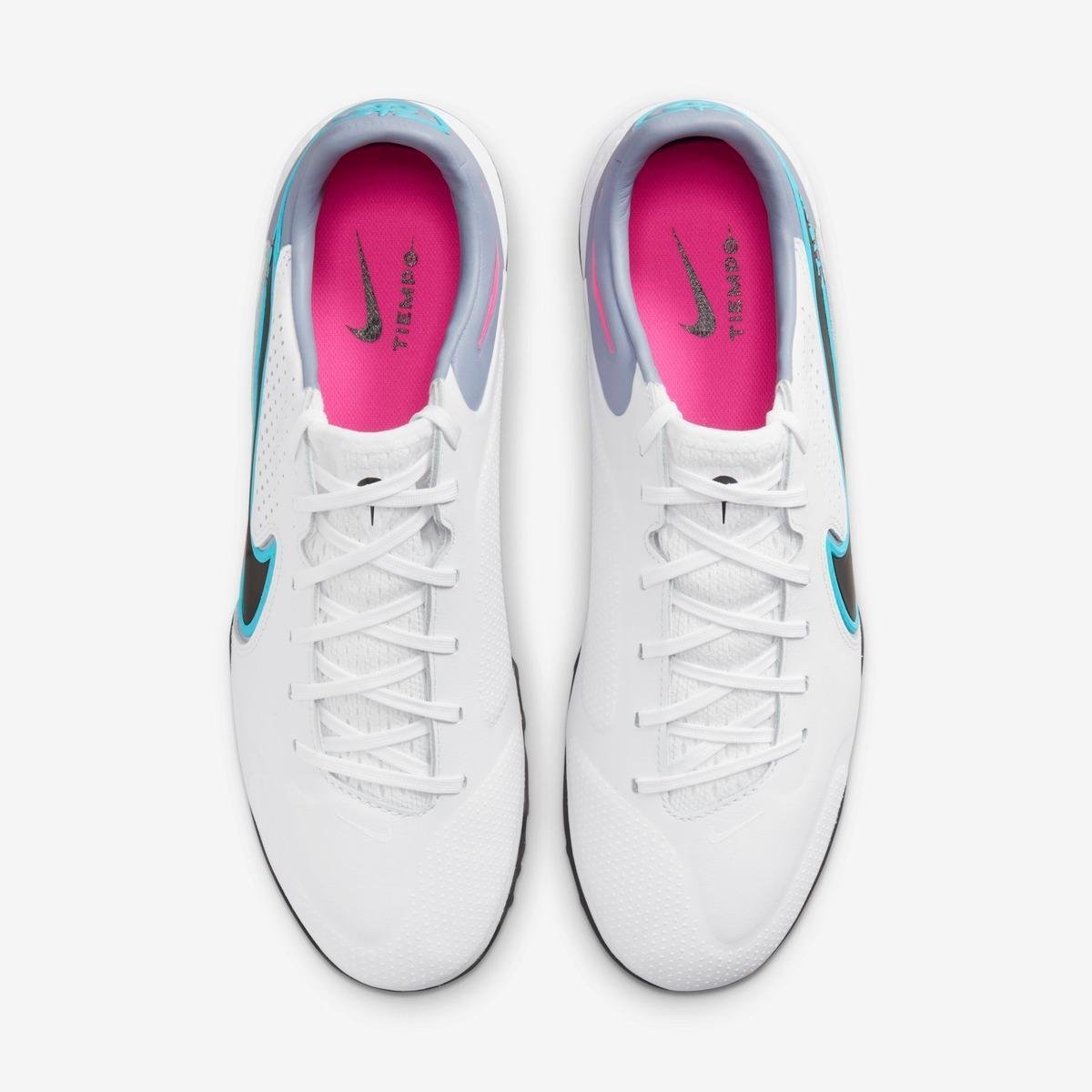 Chuteira Nike React Tiempo Legend 9 Pro Society - Branco | Netshoes