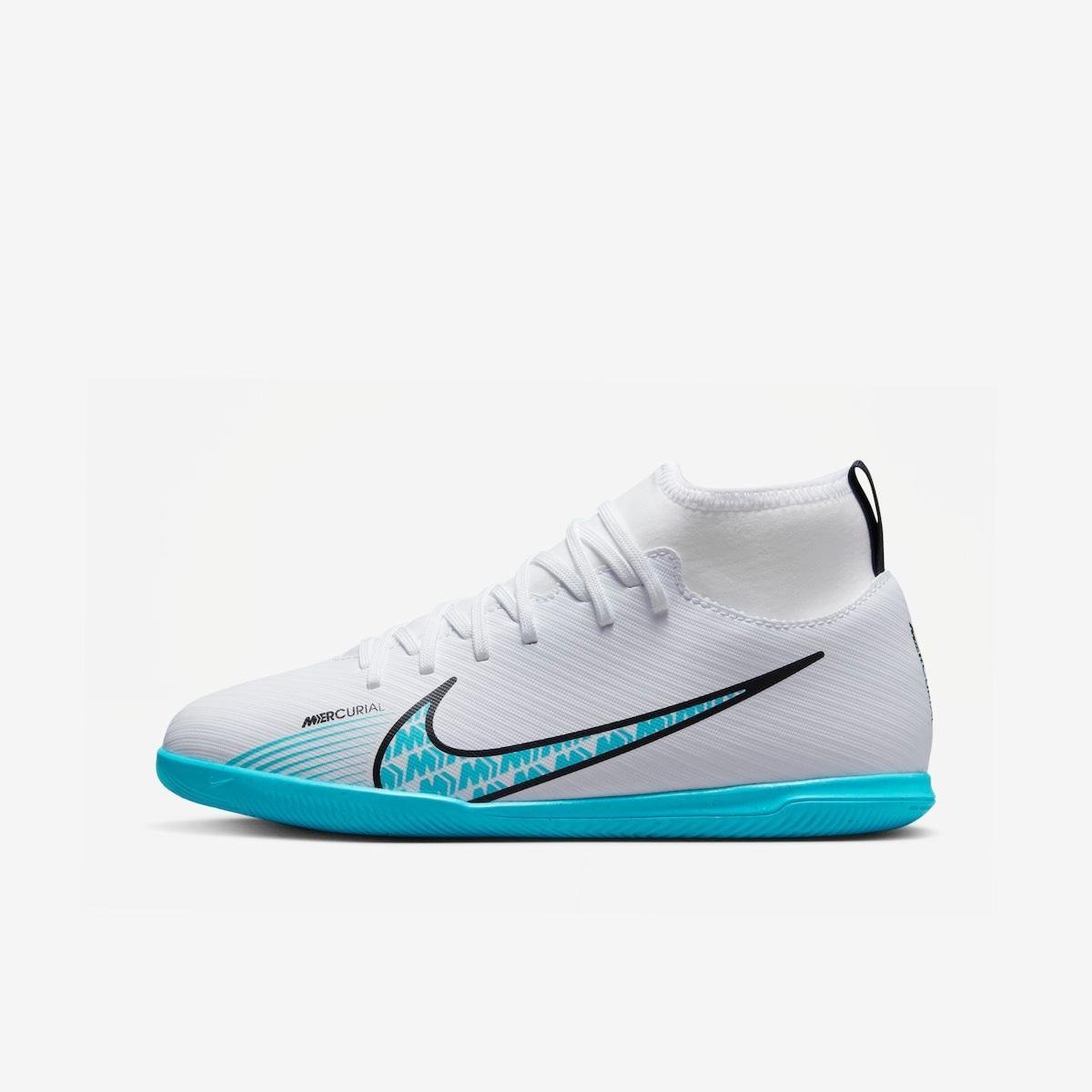 Chuteira Nike Superfly Club Infantil Futsal Branco Netshoes