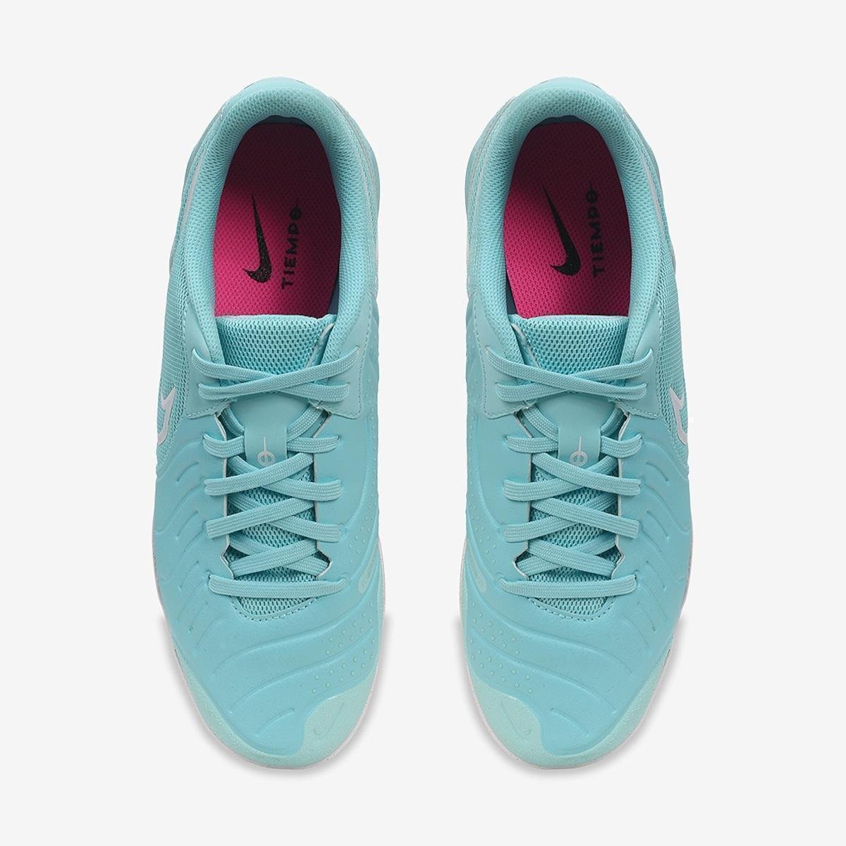 Chuteira Nike Tiempo 10 Academy Futsal - Azul Claro | Netshoes