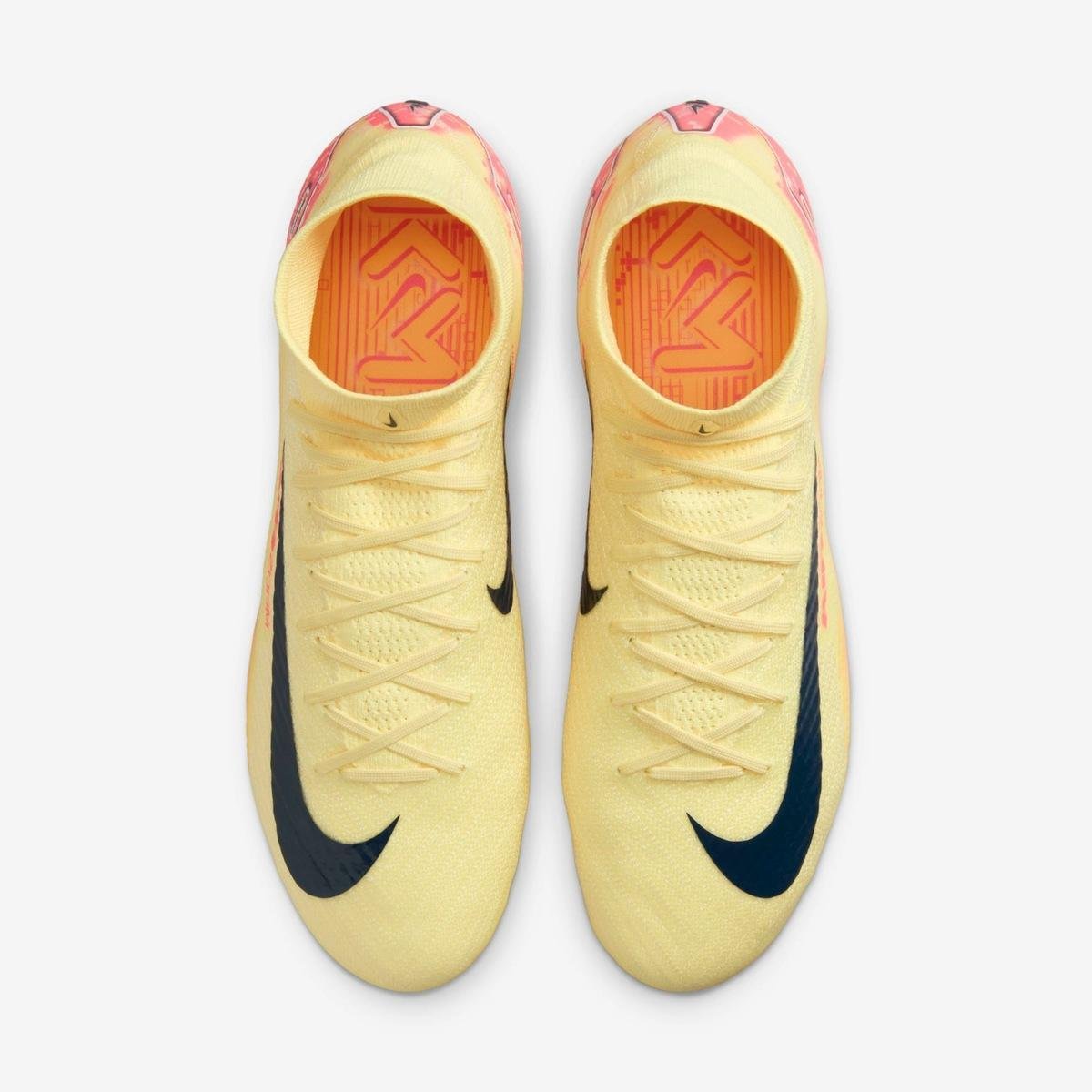 Chuteira Nike Zoom Mercurial Superfly 10 Elite KM Campo - Amarelo+