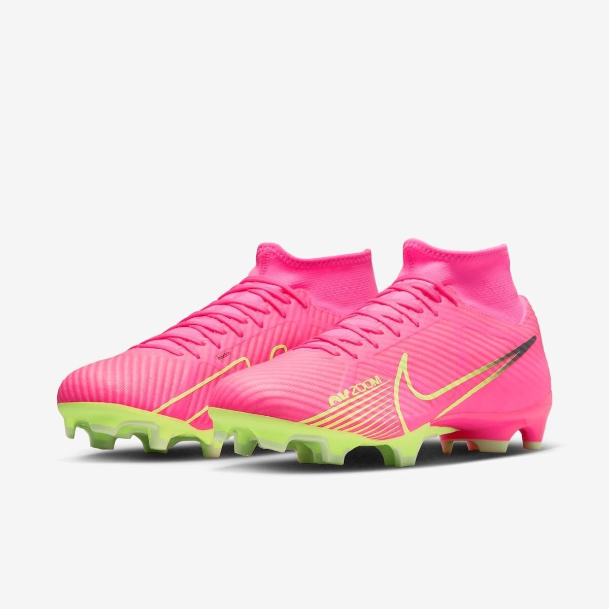 Mercuria Rosa Chuteira Nike Zoom Mercurial Superfly 9 Academy Campo - Rosa | Netshoes