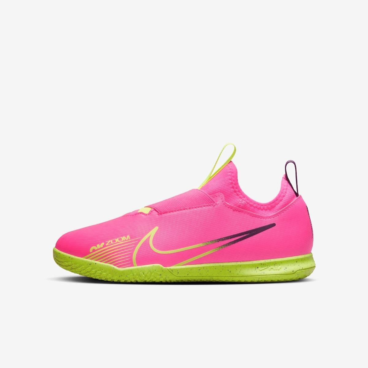 Chuteira Nike Zoom Vapor 15 Academy Infantil Futsal Rosa Netshoes