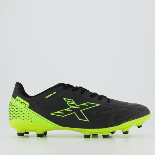 Chuteira Oxn Agilis Campo Preta e Amarela - Preto é ruim? Chuteira Oxn Agilis Campo Preta e Amarela - Preto é boa?