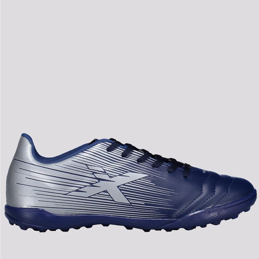 Chuteira Oxn Dynamo Fit Society Marinho e Prata