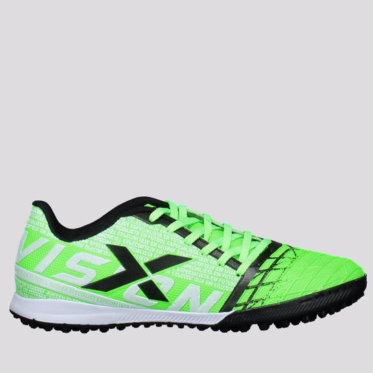Chuteira Oxn Vision Society Verde - Verde Menor preço em Chuteira Oxn Vision Society Verde - Verde