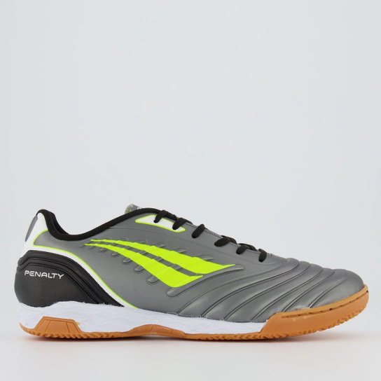 Chuteira Penalty Brasil 70 Pro IX Futsal - Cinza