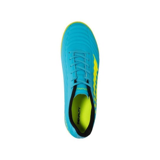 Chuteira Penalty Campo Brasil 70 Neo XX - Azul e Amarelho