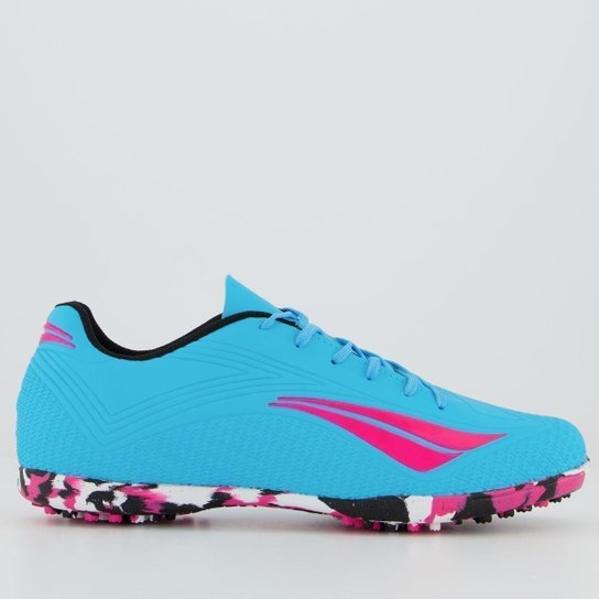 Chuteira Penalty Fúria XXII Society Azul - Azul Menor preço em Chuteira Penalty Fúria XXII Society Azul - Azul