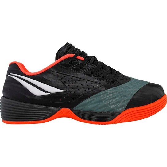 Chuteira Penalty Futsal Max 200 Kids Y-1 - Preto+Vermelho