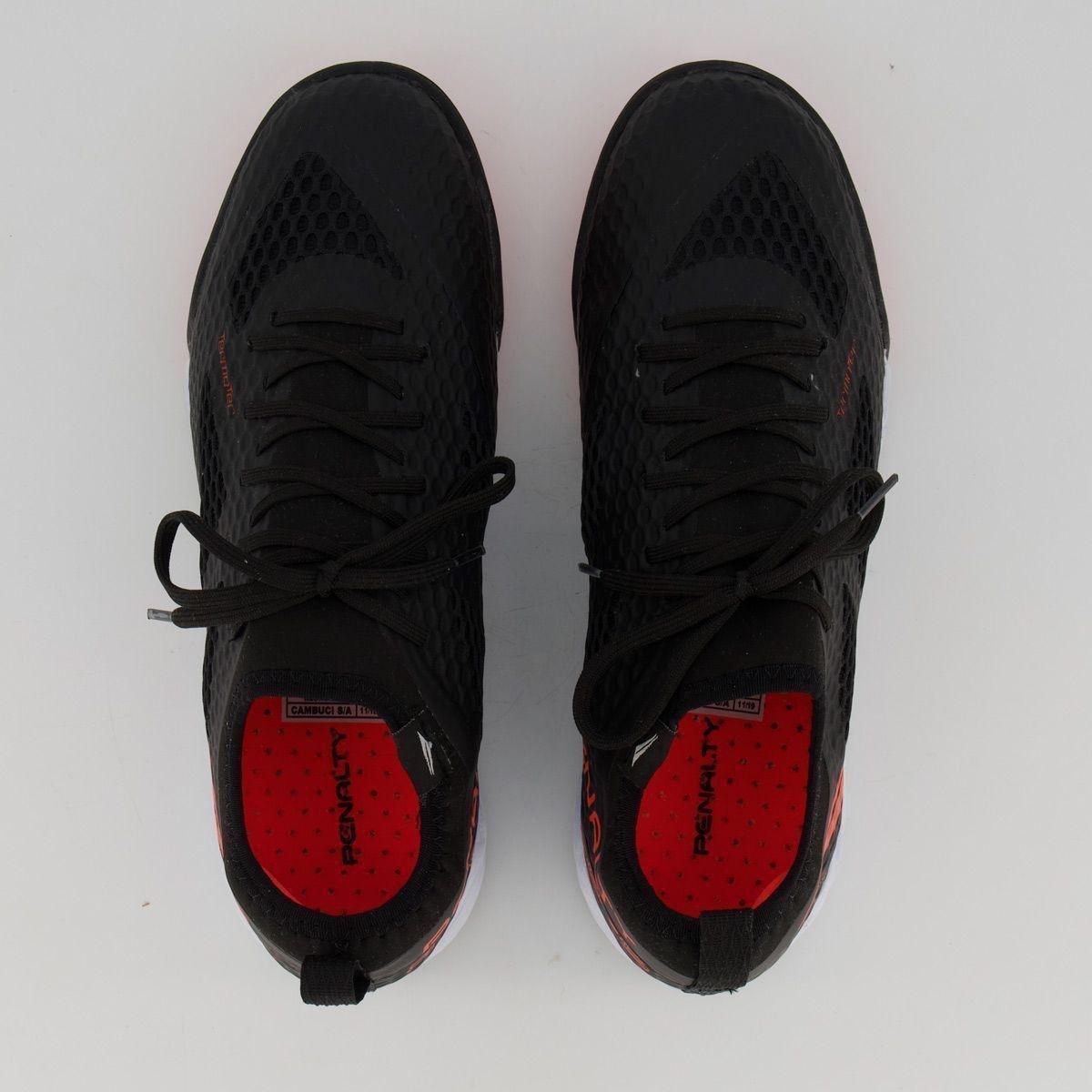 Chuteira Penalty Se7e Pro Locker XX Society - Preto | Netshoes
