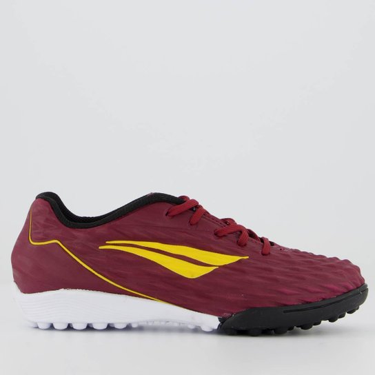 Chuteira Penalty Se7e XXI Society Juvenil Bordô - Vermelho Menor preço em Chuteira Penalty Se7e XXI Society Juvenil Bordô - Vermelho