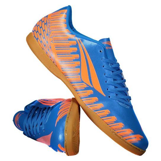 Chuteira Penalty Storm Speed IX Futsal - Laranja Menor preço em Chuteira Penalty Storm Speed IX Futsal - Laranja