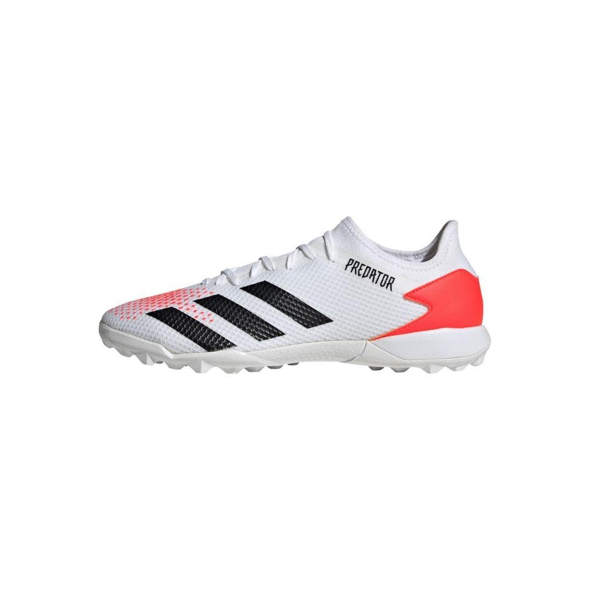 Chuteira Predator 20.3 Society Adidas - Branco+Preto | Netshoes