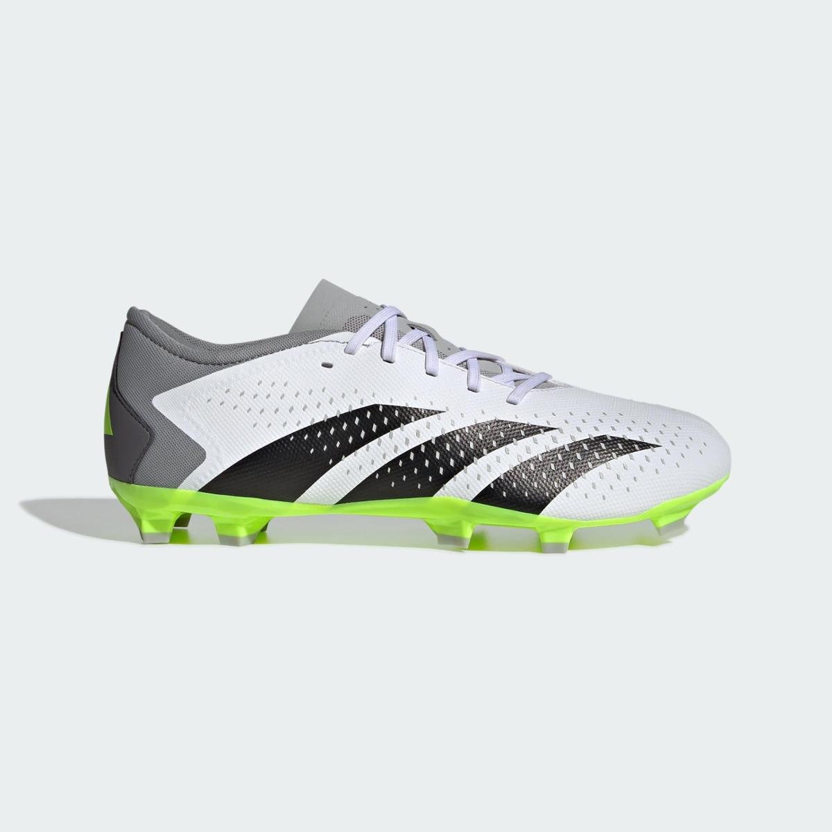 CHUTEIRA PREDATOR ACCURACY.3 L FG Adidas - Cinza+Verde | Netshoes