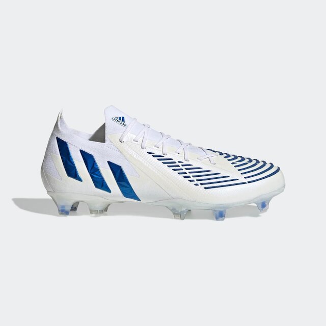 Chuteira Predator Edge.1 Low Campo Adidas - Azul Royal+Branco Menor preço em Chuteira Predator Edge.1 Low Campo Adidas - Azul Royal+Branco