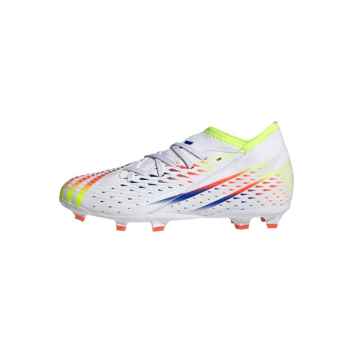 Chuteira Predator Edge.3 Campo Branco Kids Adidas - Colorido