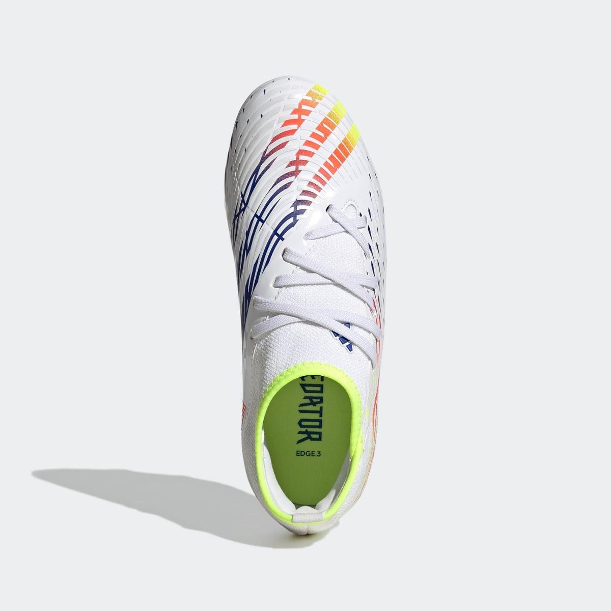 Chuteira Predator Edge.3 Campo Branco Kids Adidas - Colorido