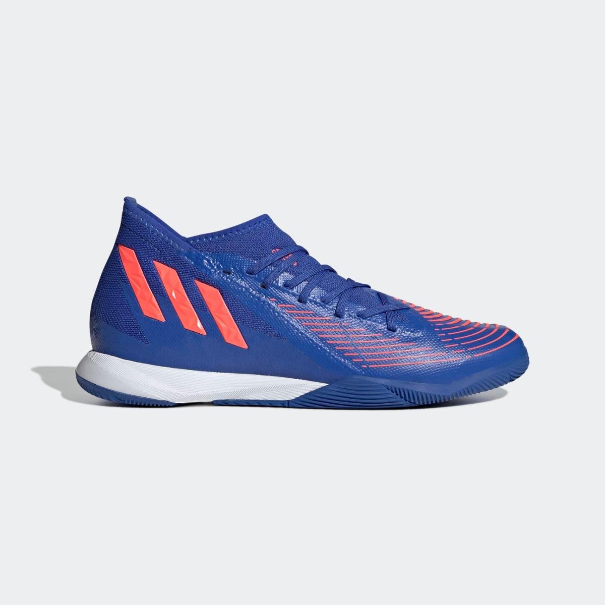 Chuteira Predator Edge.3 Futsal Adidas - Azul+Laranja | Netshoes