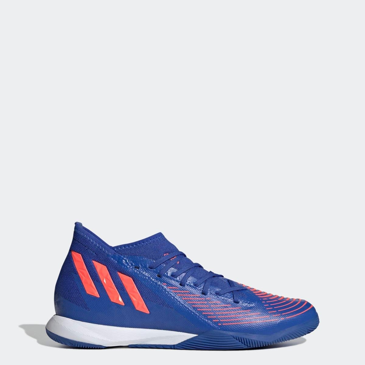 Chuteira Predator Edge.3 Futsal Adidas - Azul+Laranja | Netshoes