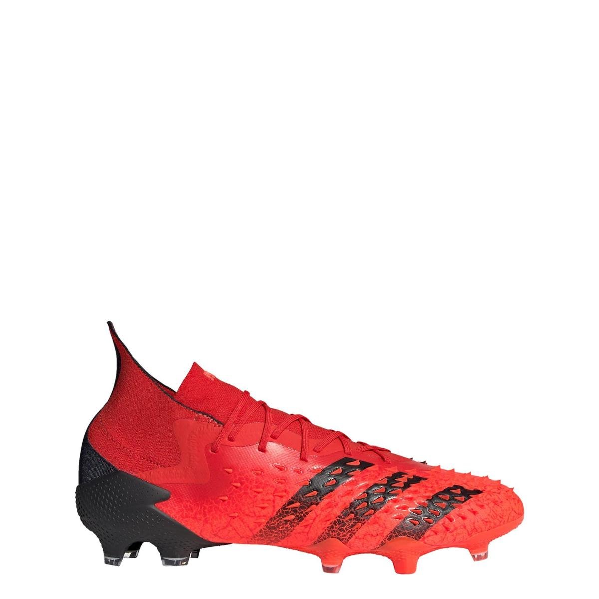 Chuteira Predator Freak.1 Campo Adidas - Laranja+Preto | Netshoes