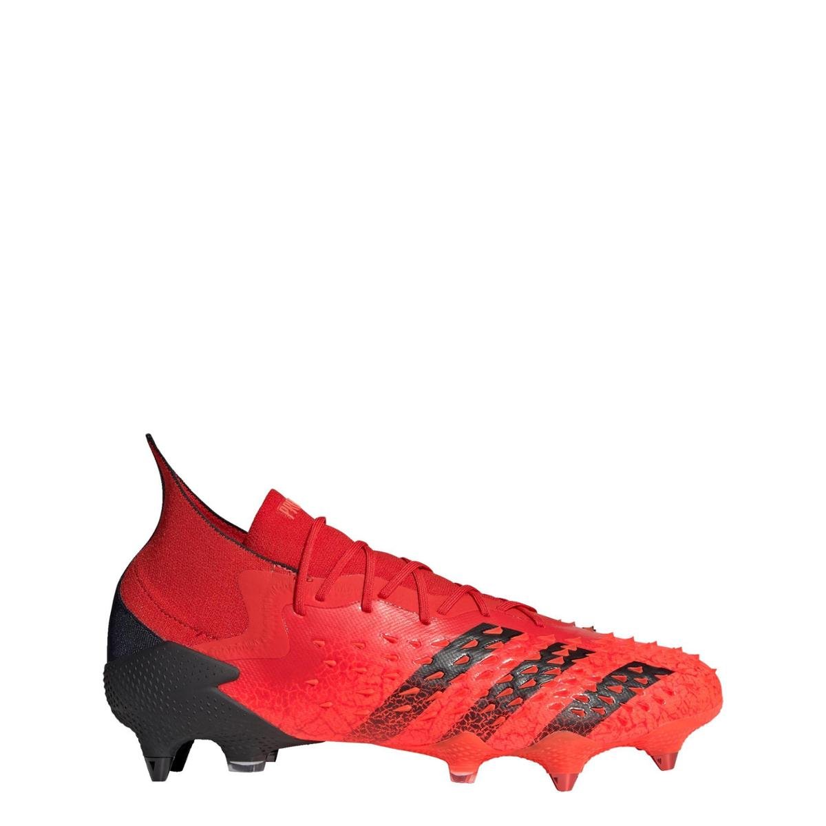 Chuteira Predator Freak.1 Campo Adidas - Laranja+Preto | Netshoes