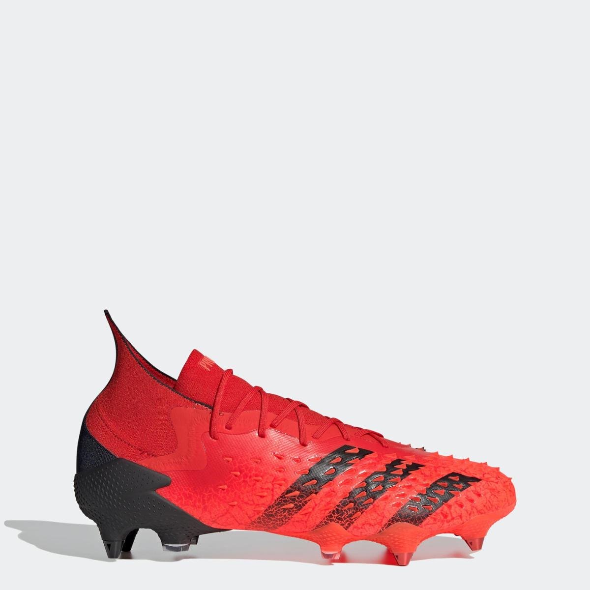 Chuteira Predator Freak.1 Campo Adidas - Laranja+Preto | Netshoes