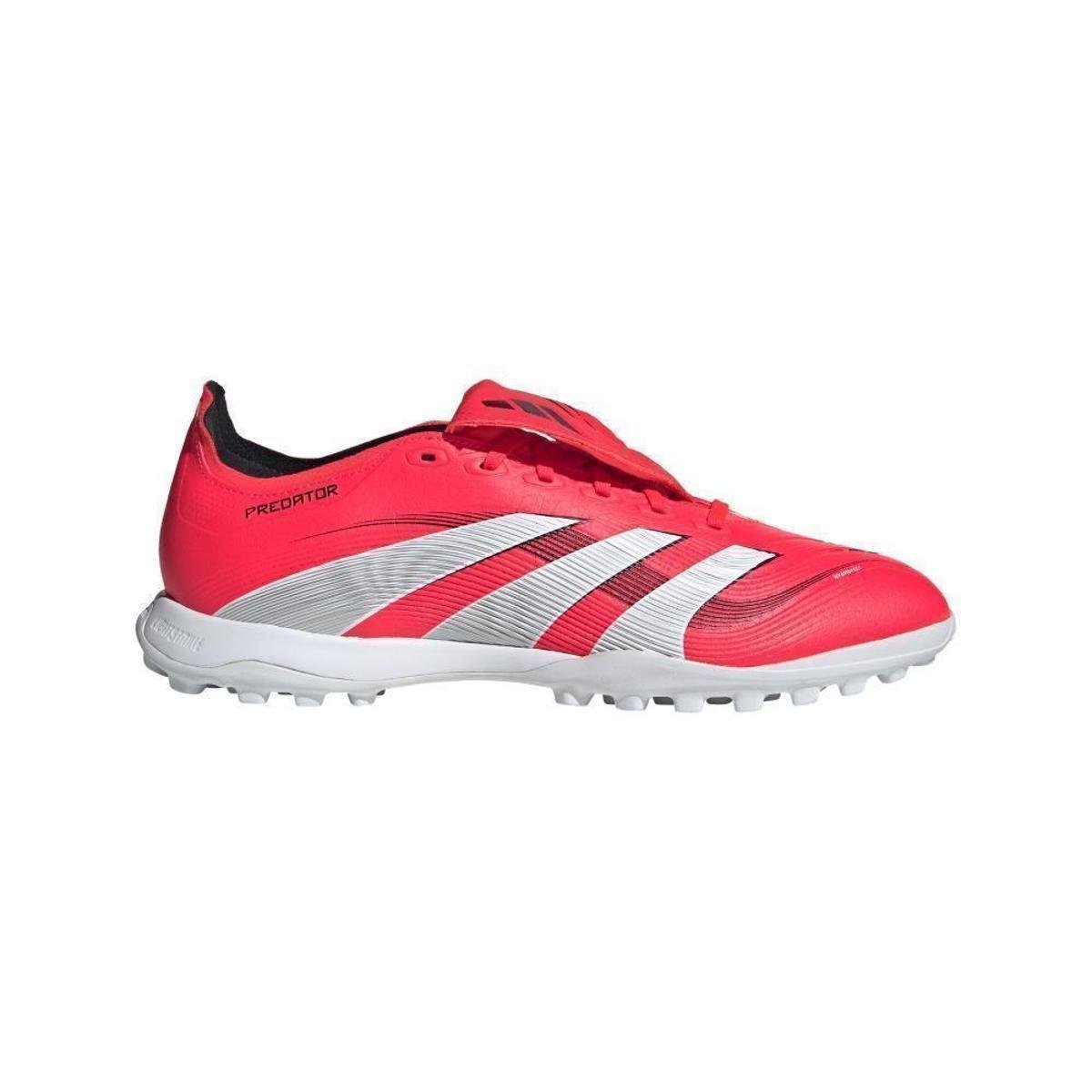 Chuteira Predator League Fold-Over Society Adidas - Vermelho+