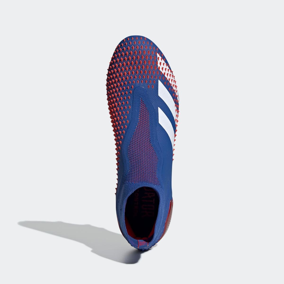 Chuteira Predator Mutator 20+ Campo Adidas - Azul+Branco | Netshoes