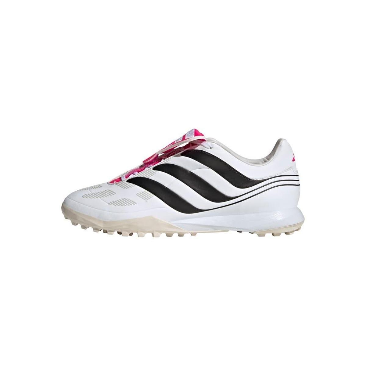 Chuteira Predator Precision.3 Society Adidas - Pink+Branco | Netshoes