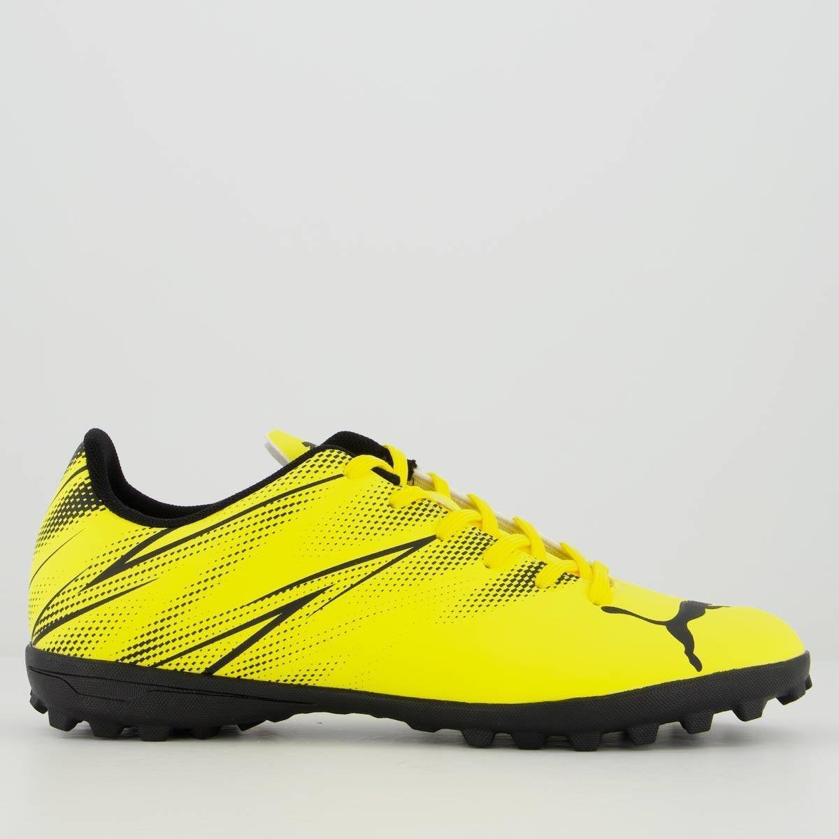 Chuteira Puma Attacanto TT BDP Society Amarela Menor preço em Chuteira Puma Attacanto TT BDP Society Amarela