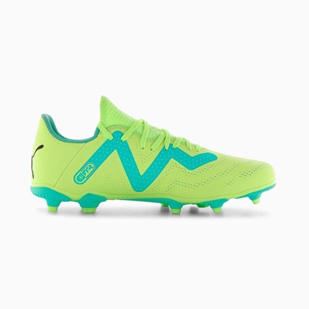 Chuteira Puma Campo Future Play FG/AG BDP Amarelo / Azul 42