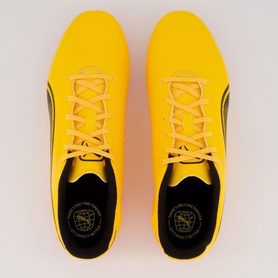 Chuteira Puma King Match FG/AG Campo Laranja
